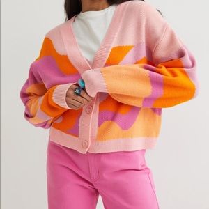 H&M Jacquard Knit Cardigan